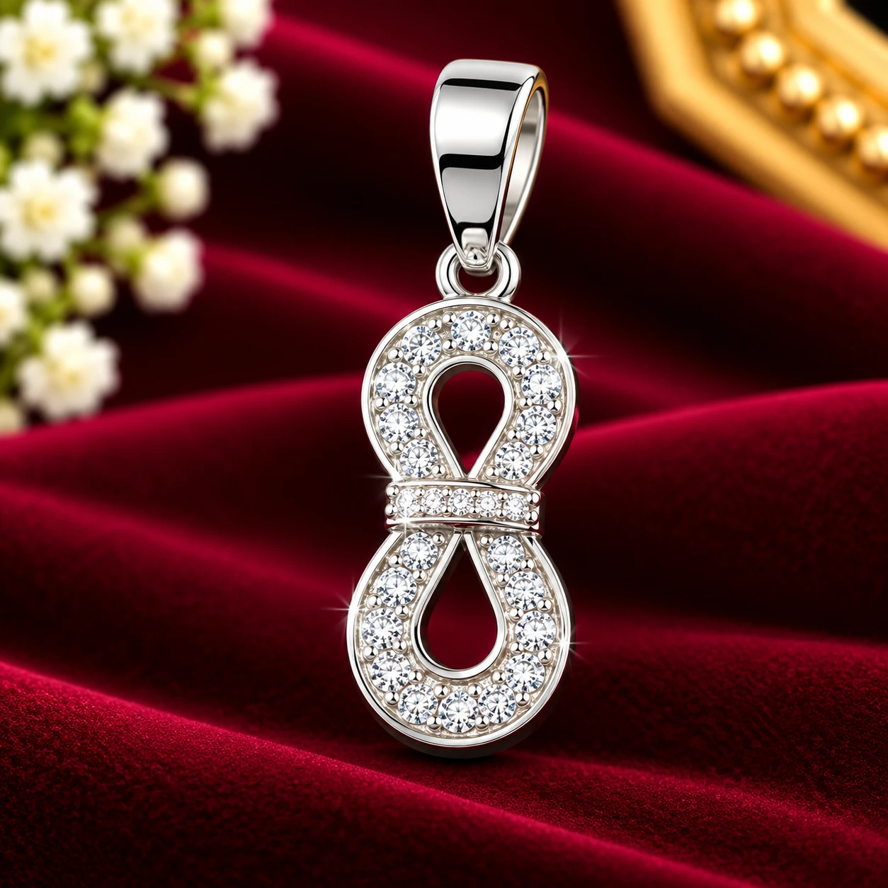 Sterling Silver Infinity Pendant
